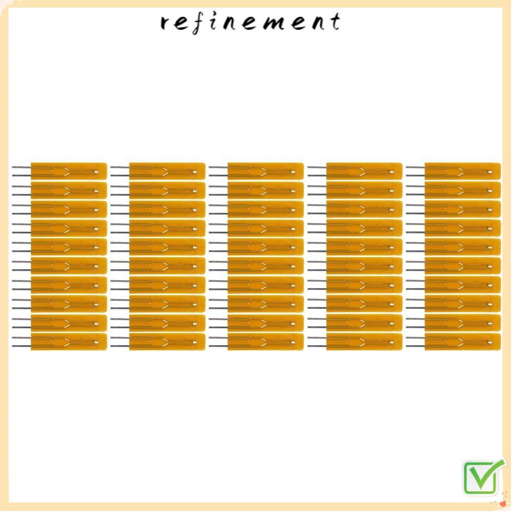 REFINEMENT 50PCS Thin Film Thermistor, Precision 10K MF55 B3950 เทอร์มิสเตอร์, ทนทาน MF55-103F-B3950
