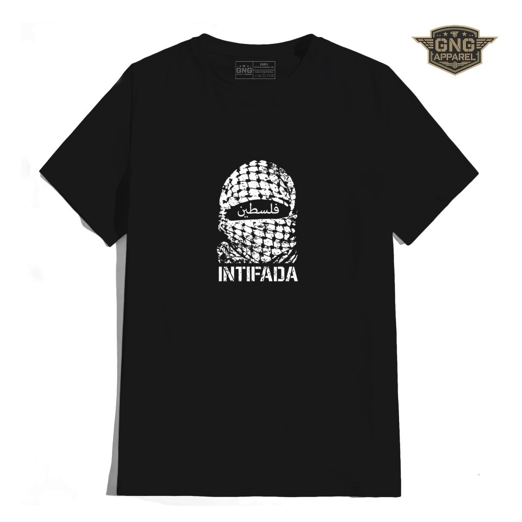 เสื้อยืดสีขาว Palestine พรีเมี่ยมฟรีเสื้อยืด Palestine