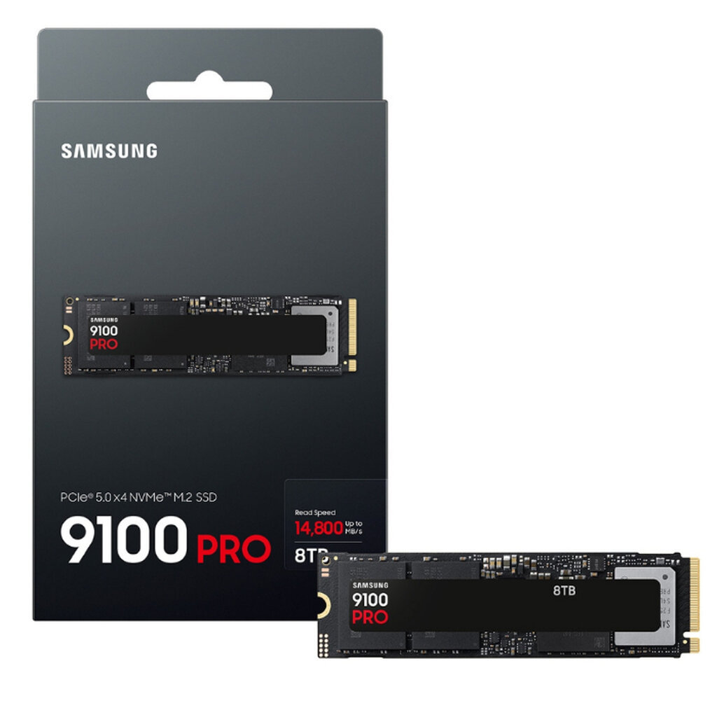 Samsung SSD 9100 PRO 8TB PCIe 5.0 x4 NVMe M.2 2280 SSD (MZ-VAP8T0B/AM)