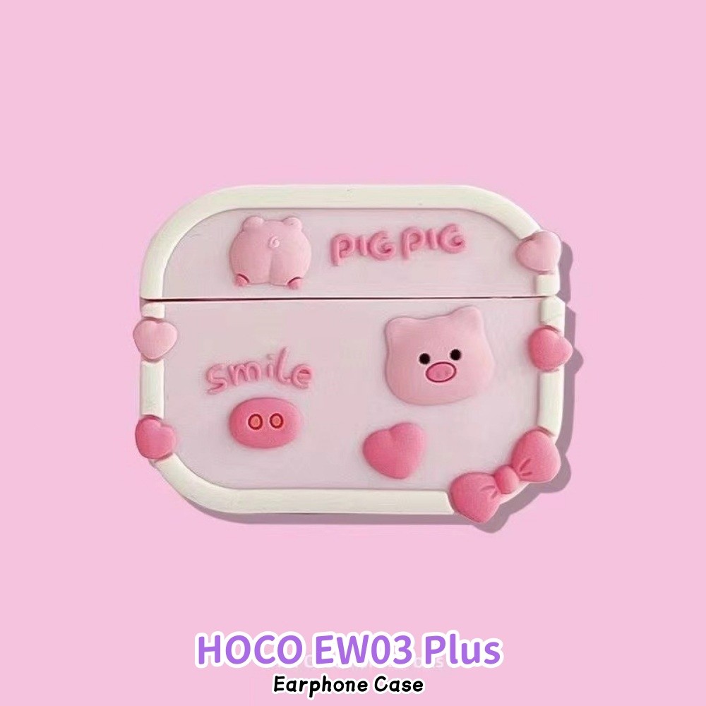 Trend FrontFor HOCO EW03 Plus Casing Case Soft Silicone Headphone Case Cartoon Innovation Series NO.