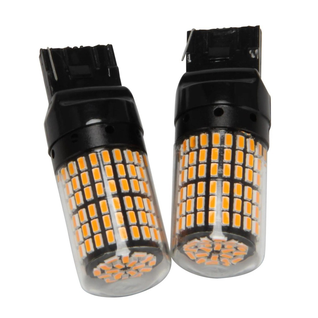 NRR-2 ชิ้น Super Bright Canbus T20 7440 W21W Wy21W 144-Smd ย้อนกลับไฟเลี้ยวไฟสัญญาณข้อผิดพลาดฟรีไม่ม