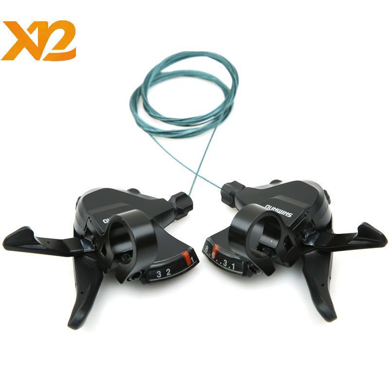 M310 Shifter 8 Speed Gear Shifters สำหรับ Altus Groupset จักรยานขึ้นเขา LEED