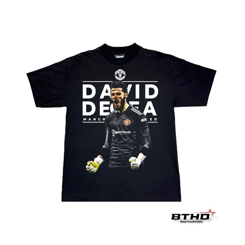 BTHD: DAVID DE GEA เสื้อยืดทรงโอเวอร์ไซส์คอฟิต  เสื้อ ผ้า