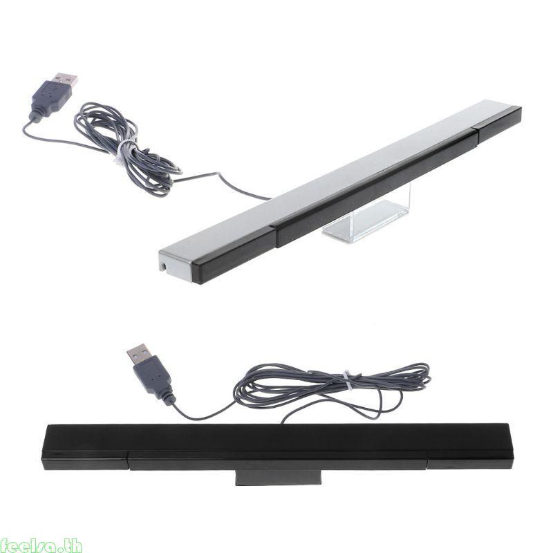 Feela USB Sensor Bar สําหรับคอนโซลแบบมีสายอินฟราเรด IR Signal Ray Sensor เปลี่ยน IR Ray Sensor Bar