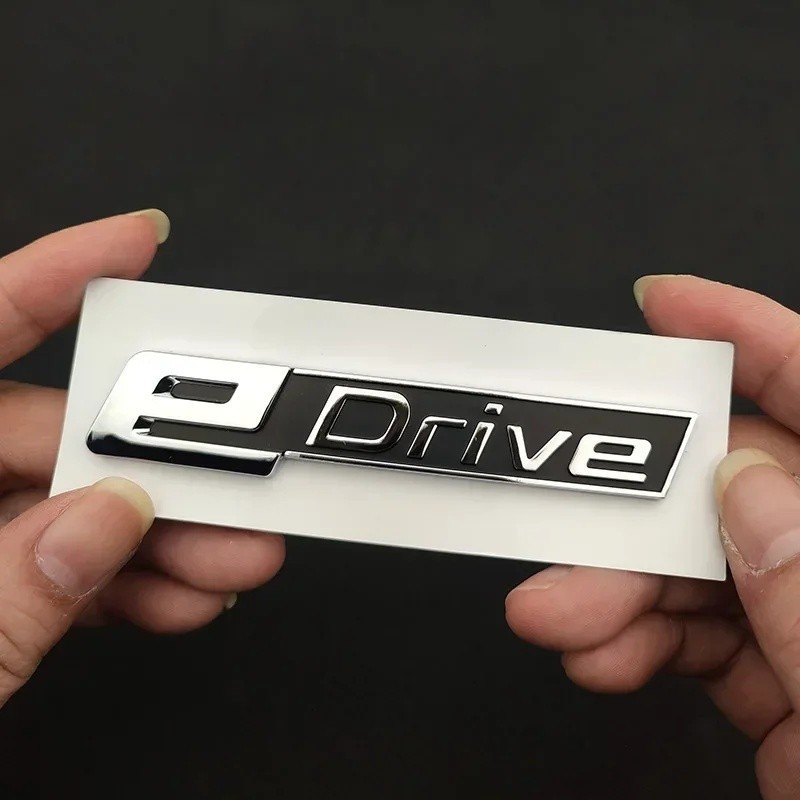 3D ABS สําหรับ BMW i4 320 G30 G20 Edrive รถ Fender ด้านข้าง Edrive โลโก้สัญลักษณ์ Trunk Badge Decal 