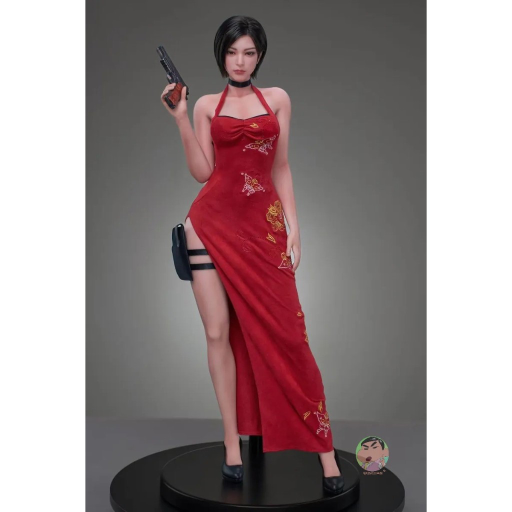 ( ⭕ PRE-ORDER)FG Studio 1/3 FG004 Battle Girl Resident Evil Ada Wong Full Silicone Action Figure