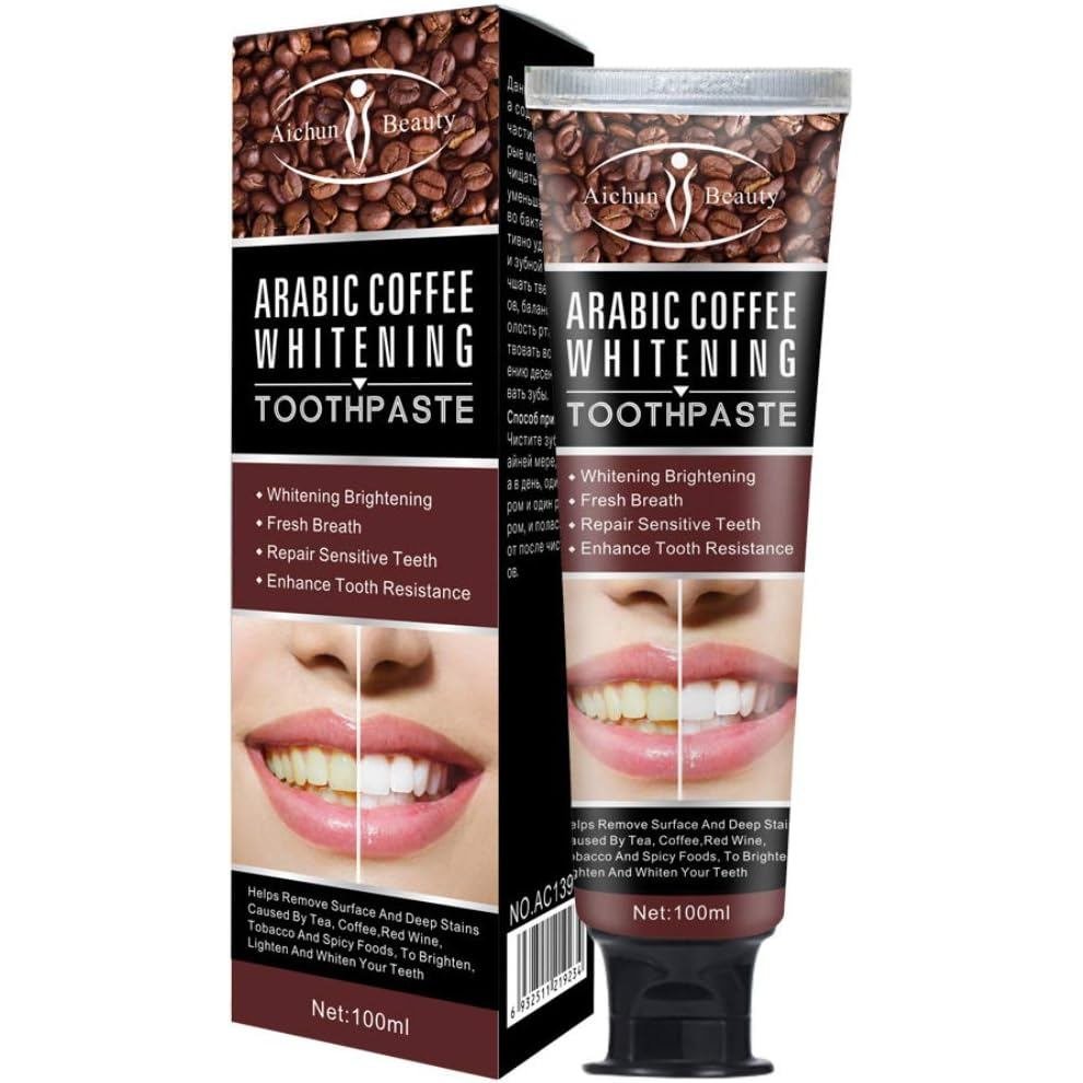 AICHUN BEAUTY Arabic Coffee Toothpaste Fresh Breath Repair Sensitive Teeth Enhance Tooth Resistance 