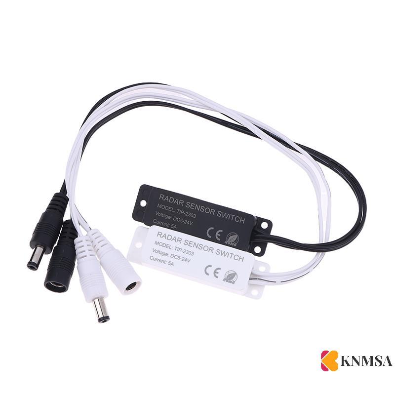 KNMSA] DC 5-24V วิทยุ 5.8G ไมโครเวฟ Radar Sensor Switch Controller Human Body Induction Switch สําหร