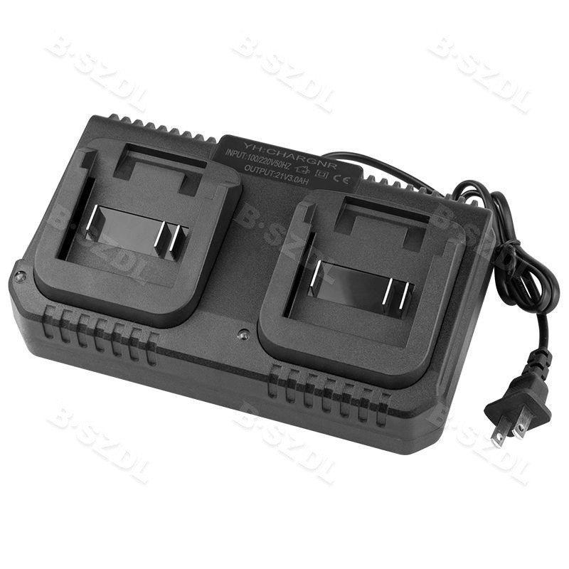 สินค้าขายดี! แท่นชาร์จแบตไร้สาย 21V-3A ชุดแบตเตอรี่ + แท่นชาร์จปกติ แบตเครื่องมือช่าง for makita - รูปที่ 4