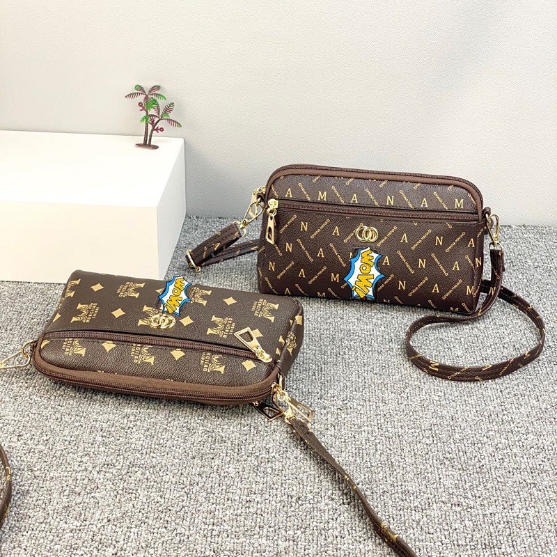 9 ️ ⃣ Qianzi Fox Bag Messenger Bag Retro Small Bag Mobile Phone Bag Ribbon Multi-Purpose Shell Bag F