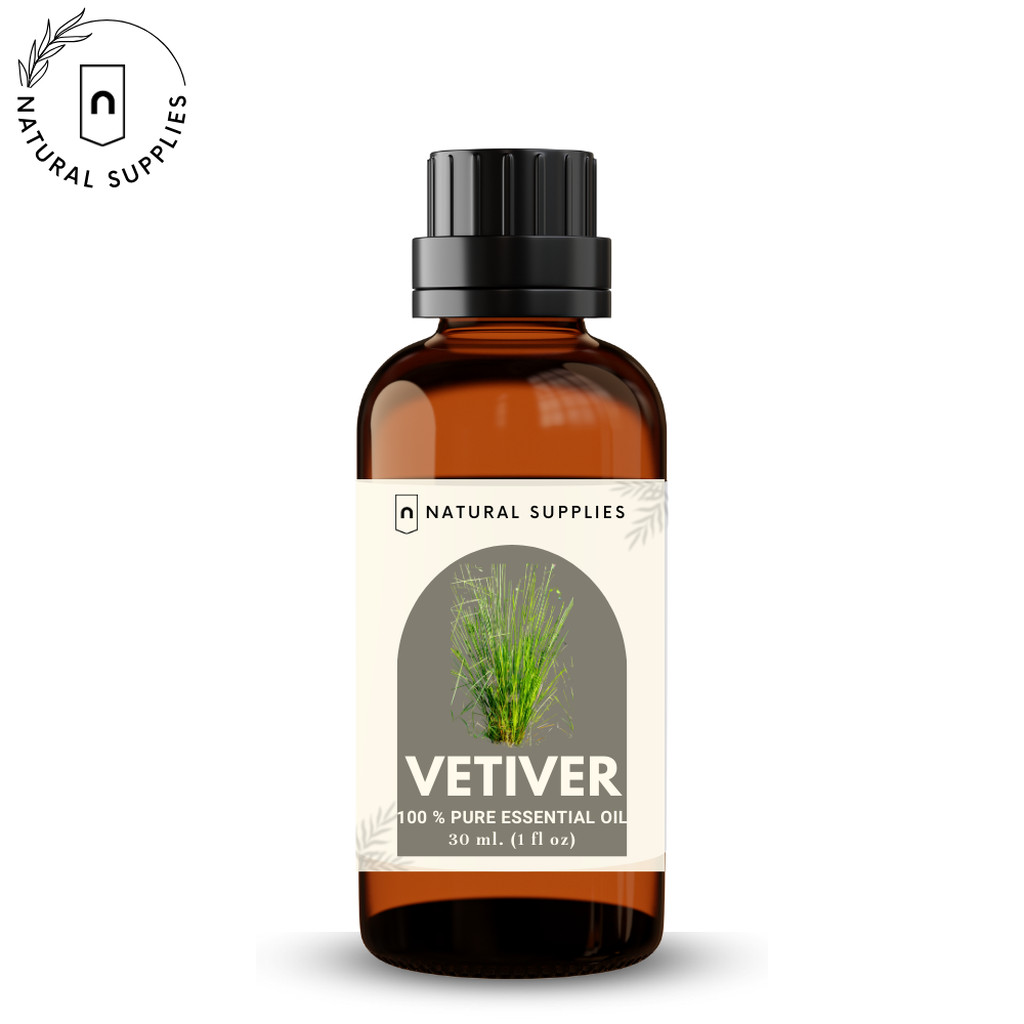 Pure Vetiver Essential oil น้ำมันหอมระเหย หญ้าแฝก บริสุทธิ์ ขนาด 10, 30 ml. by Natural Supplies ราคา ถูกที่สุด ดีลบีเคเค แกลเลอรีภาพที่ 3