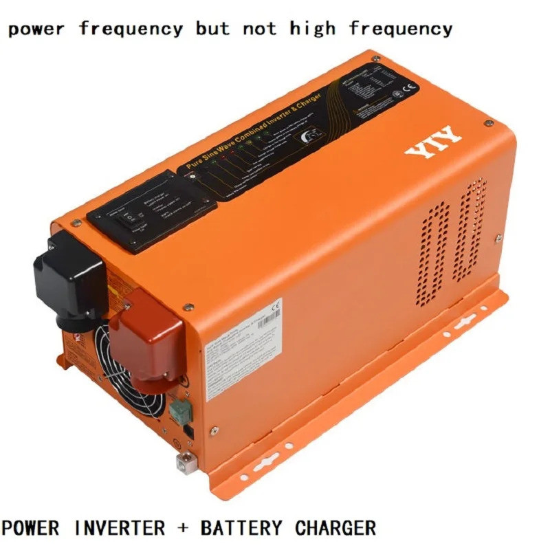 3KW Power Inverter 45A แบตเตอรี่ Charger LED 3000W Surge Power 9KW DC24V AC120 & 240V USA แยกเฟส Off