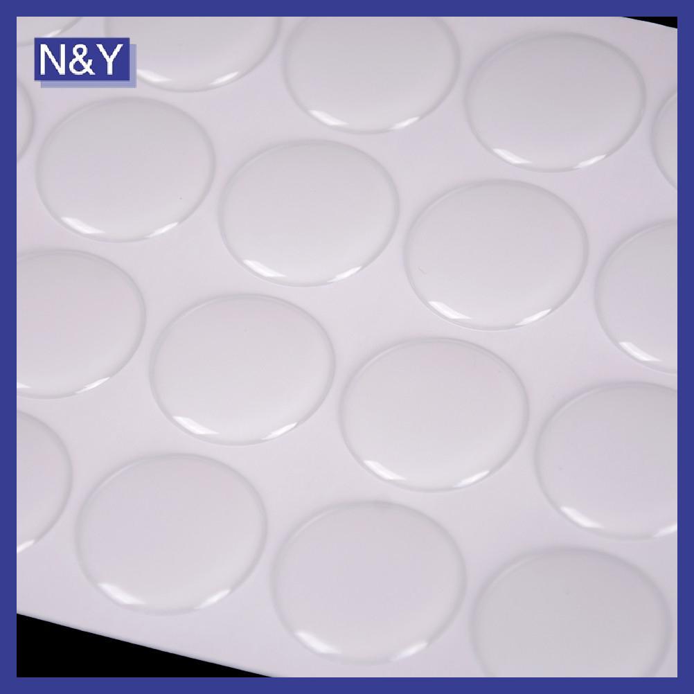 N&Y 100 ชิ้น 1 "รอบ 3D โดม Stier คริสตัลล้างอีพ็อกซี่กาวฝาขวด Diy Craft.