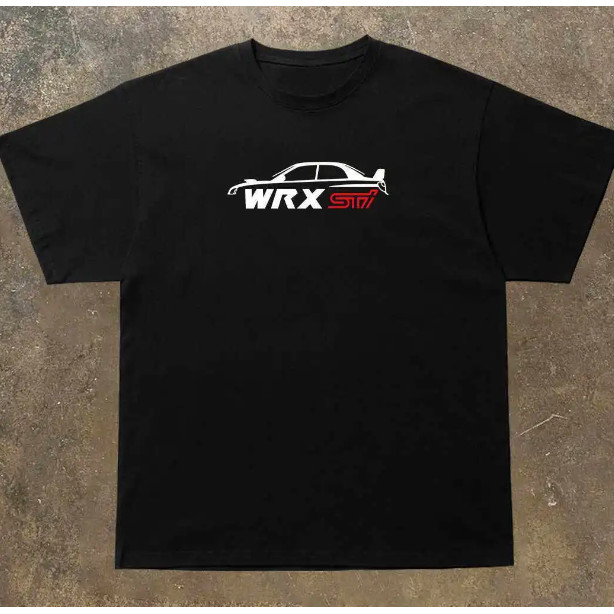 SUBARU racing custom T-shirt, STI F1 track edition cotton short-sleeved shirt