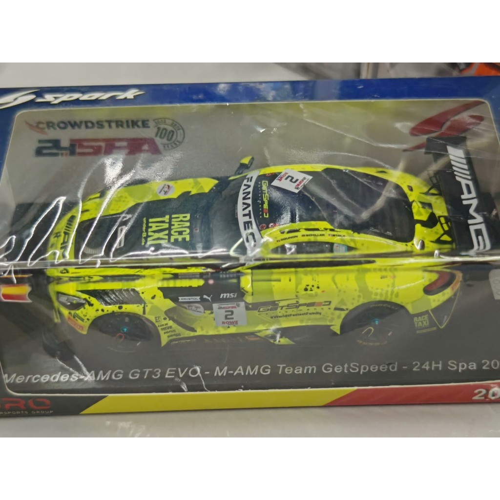 Spark Benz amg gt3 evo 1: 43 Racing Model 2024 สปาสปา