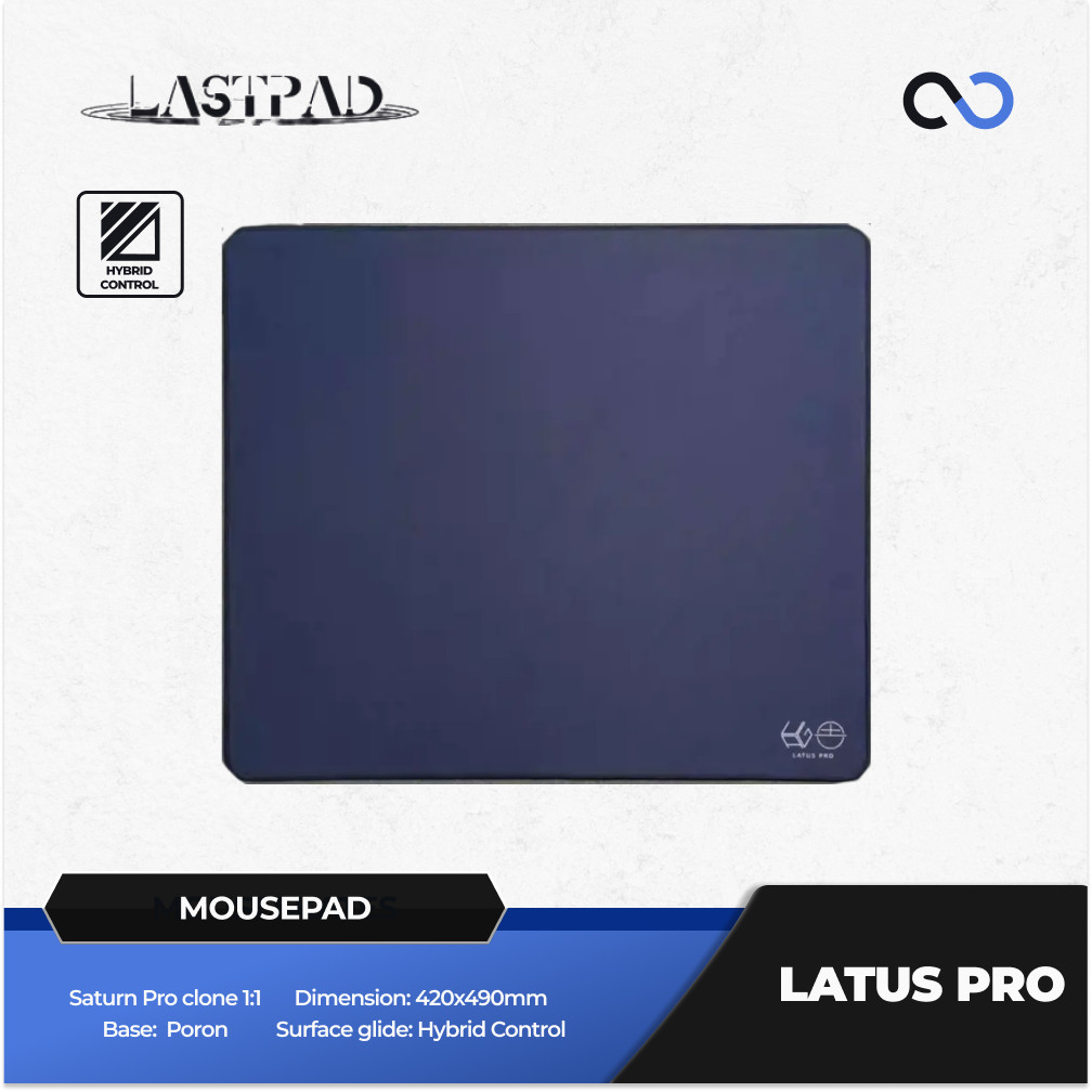 LASTPAD Latus Pro Poron Base Gaming Mousepad (Hybrid-Control) Saturn Pro Clone