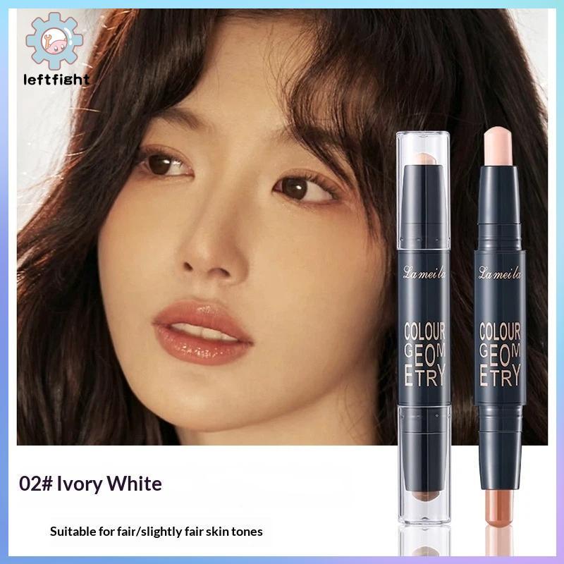 LEFT 2in1 Double-ended คอนซีลเลอร์ Sti High Coverage กันน้ําสําหรับแต่งหน้าใบหน้าน้ําหนักเบายาวนานคอ