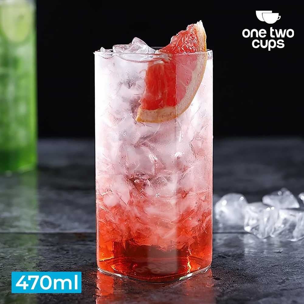 Afope Aesthetic Glass Coffee Tea Square Glass 470ml - LT5