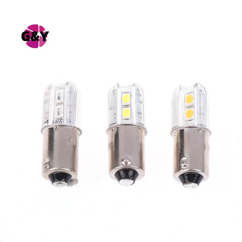 G & Y BA9S หลอดไฟ LED 6V อัพเกรดหลอดไฟ 4LED โคมไฟสําหรับไฟฉายไฟหน้ามอเตอร์จักรยานเครื่องมือหลอดไฟ LE
