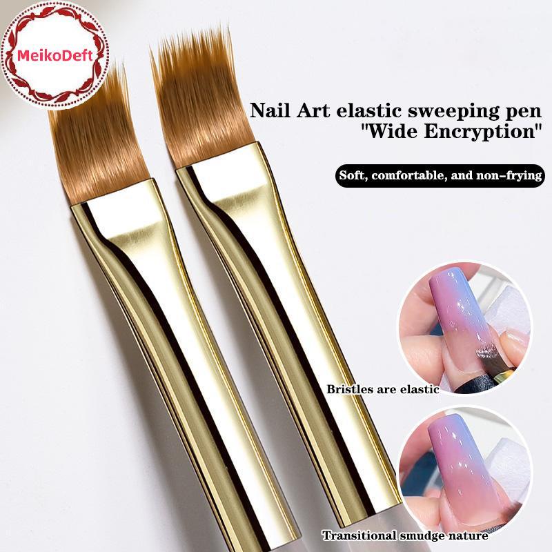 MeikoDeft เล็บเครื่องมือ Multifunction Stripe Liner แปรงการสร้างแบบจําลองระลอกน้ํา DIY ออกแบบ Hard B