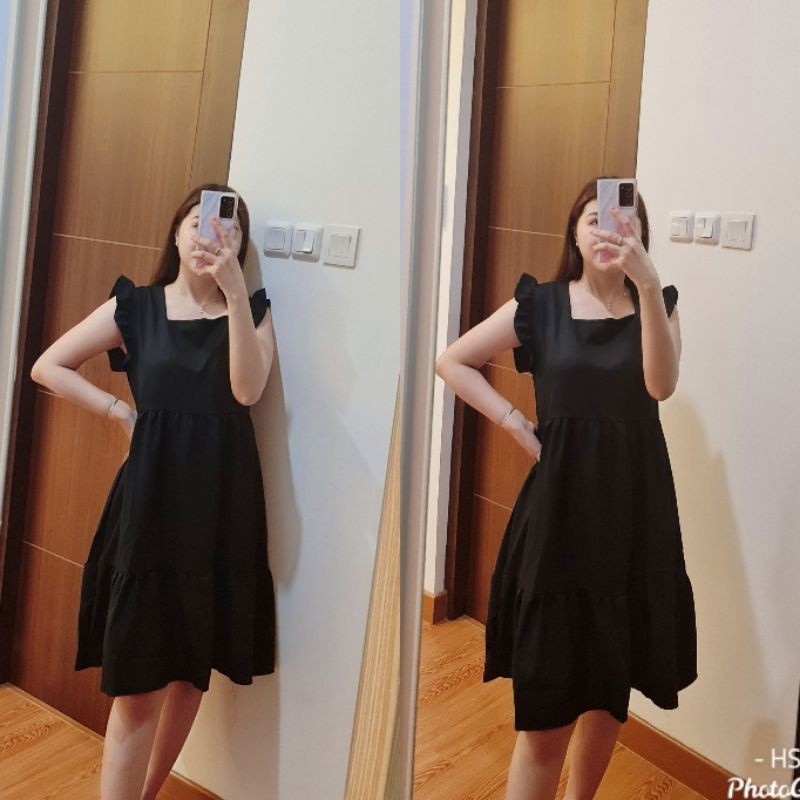 BEFAST - ZER DRESS TINDRA CASUAL RUFFLE SLEEVE / Candy Dress / เสื้อผ้าผู้หญิง / ชุดสตรีสวยๆ