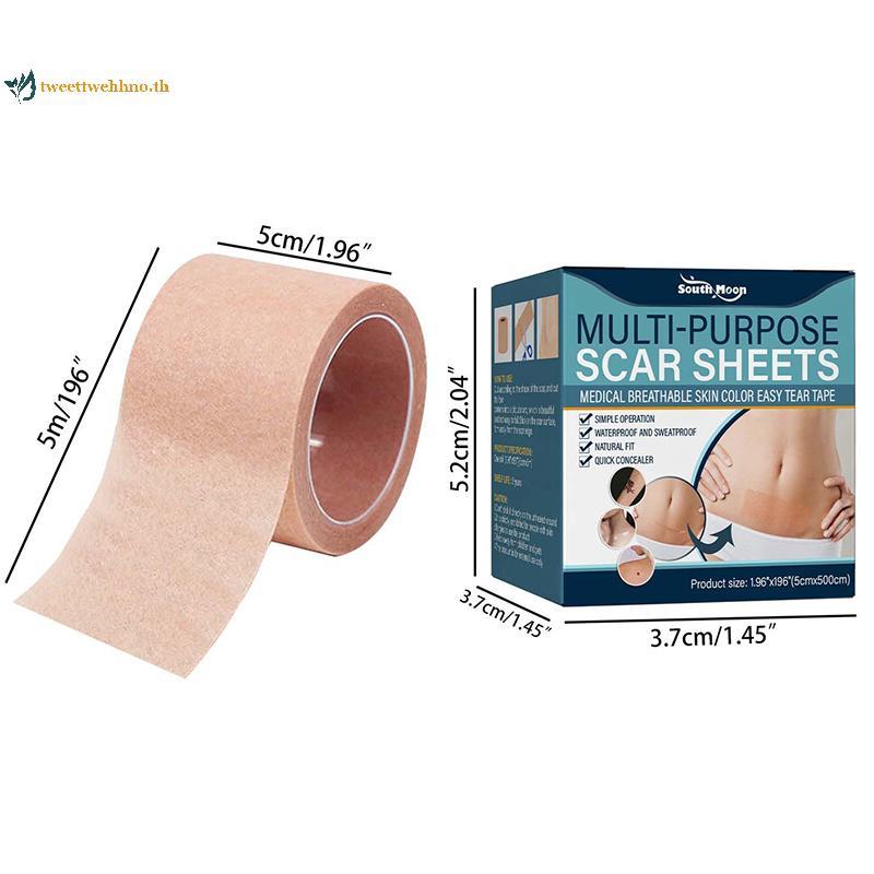 Tweettwehno 1 ม้วนสีผิวTONE คอนซีลเลอร์ Tattoo Stiers ฝาครอบ Tattoo Burn Scar Birthmark ที่มองไม่เห็