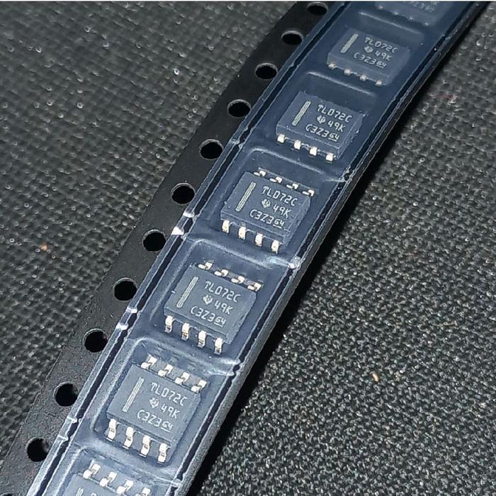 IC SMD TL072 เดิม TEXAS INSTRUMENT TL 072 ORIGINAL แท่งเล็ก TL072C tl072cp 072cp 072cp 1