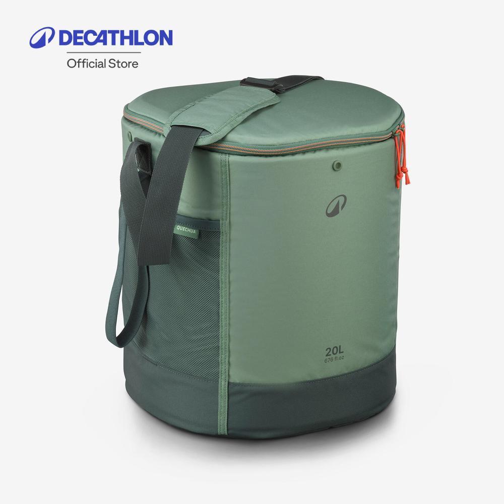 Decathlon Flexible,Isothermal,Compact Cooler Box For Camping กระเป๋าเก็บความเย็นยืดหยุ่น รุ่น 100 ความจุ 20 ลิตร - Green