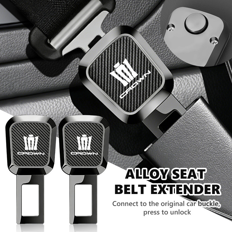 รถเข็มขัดนิรภัยคลิป Extender ความปลอดภัย Seatbelt ล็อคหัวเข็มขัดปลั๊กหนาใส่ Socket Extender สําหรับ 