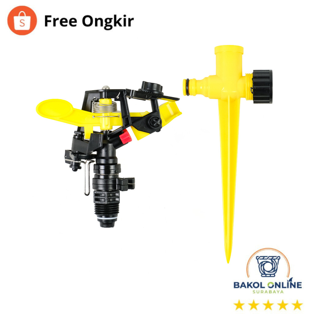 Pro-Series Garden Sprinkler หมุนได้ 360 องศาอัตโนมัติ