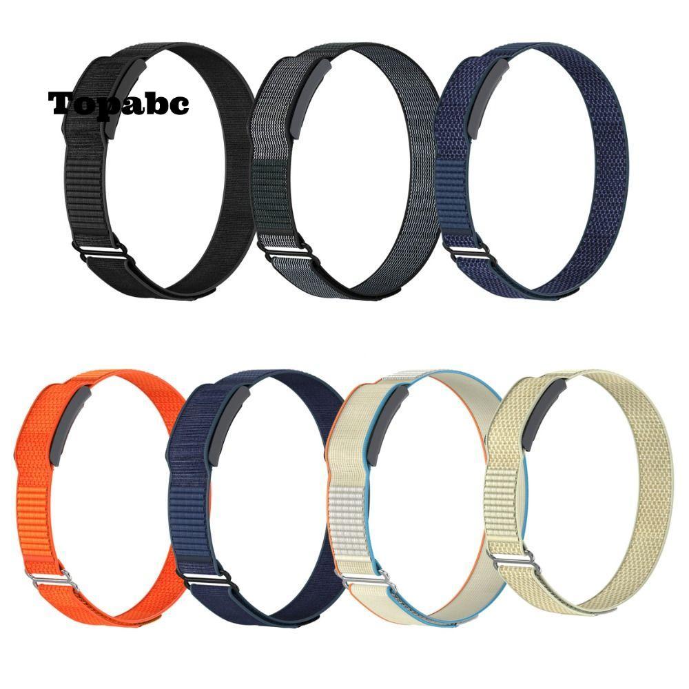 TOPABC Sport Band, 22mm Nylon Fitness Tracker Strap, Loop Design Breathable Adjustable Bicep Band สํ