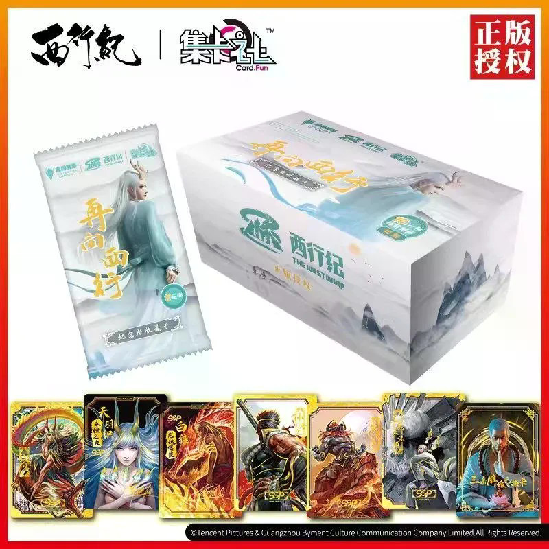 [ทั้งกล่อง 18 แพ็ค] Westward Journey Commemorative Edition Collectors Cards Again Westward Anime Mer