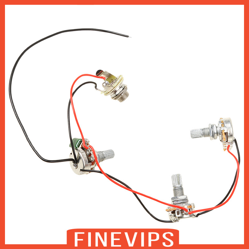 [Finevips] ชุดสายไฟมืออาชีพ A500k B500k หม้อ 2V1T1J บูชทองแดง