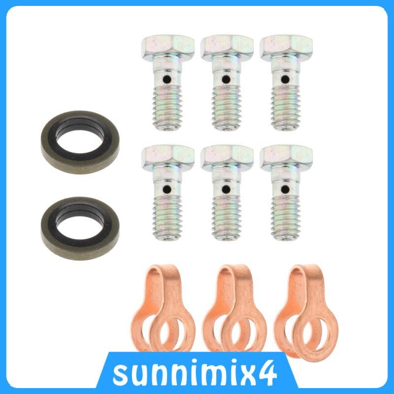 [H2Sports] Fuel Return Line Banjo Bolts Set Fuel Line อะไหล่ทดแทนสําหรับรถยนต์