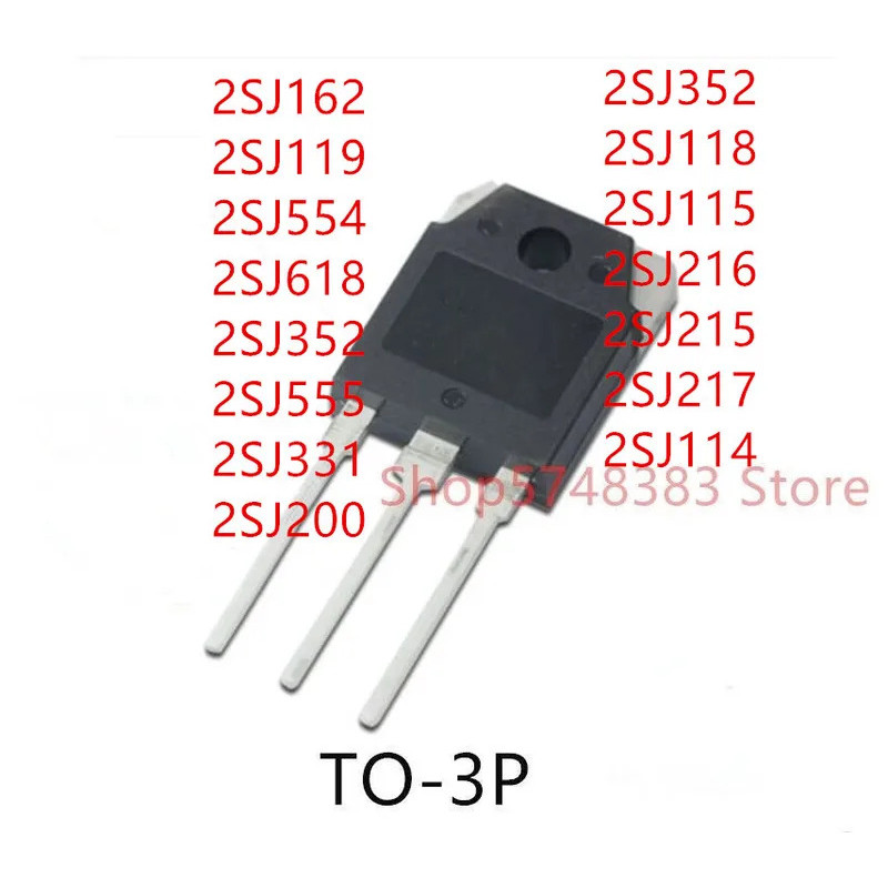 1-5 ชิ้น 2SJ162 2SJ119 2SJ554 2SJ618 2SJ352 2SJ555 2SJ200 2SJ118 2SJ115 2SJ215 2SJ217 TO-3P