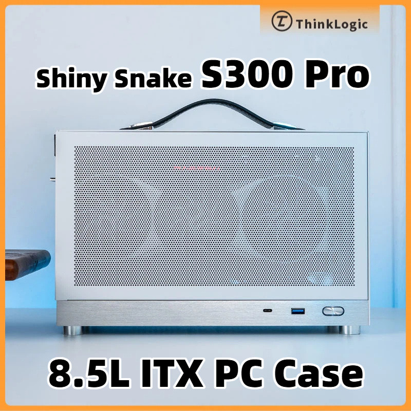 Shiny Snake S300 Pro ITX PC Case แบบพกพามือถือ TYPE-C คอมพิวเตอร์เดสก์ท็อปโฮสต์กรณี Mini Gaming PC C