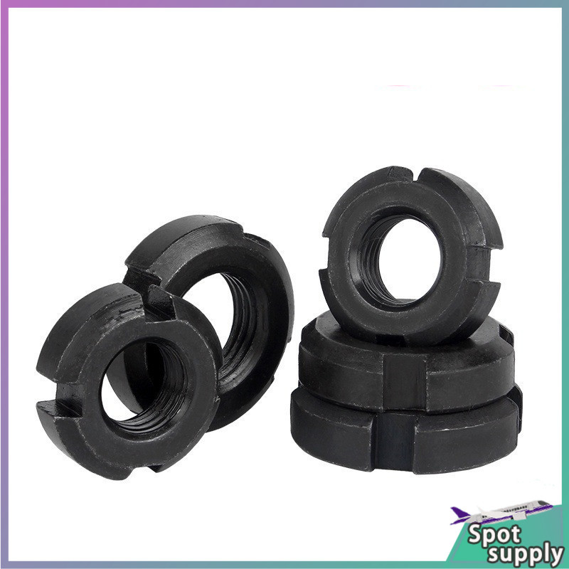 มาตรฐานแห่งชาติ GB812 น็อตกลม/น็อตล็อคร่อง/น็อตตรวจสอบ M10-M60 HJ-L001