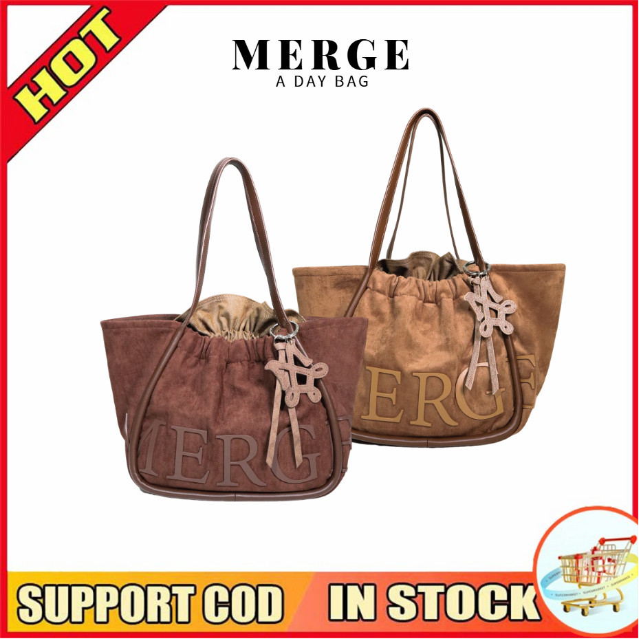 【สินค้าพร้อมส่ง】100%ของแท้ MERGE A DAY/Merge กระเป๋า official กระเป๋าถือ สะพายข้าง