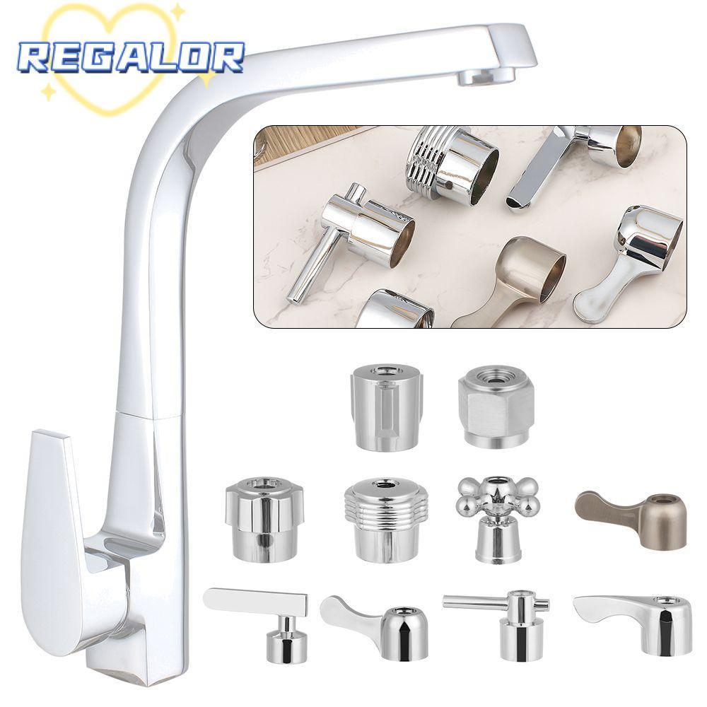 REGALOR0G 1 ชิ้นสามเหลี่ยมวาล์วก๊อกน้ําสวิทช์จับลูกบิด Universal Small Spout
