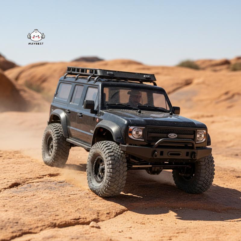 {maybest} 1: 64 1/43 Manual Simulationกระเป๋าเดินทางRa Lc76 Roof Ra 4X4 Garage Micro-landscape Scene