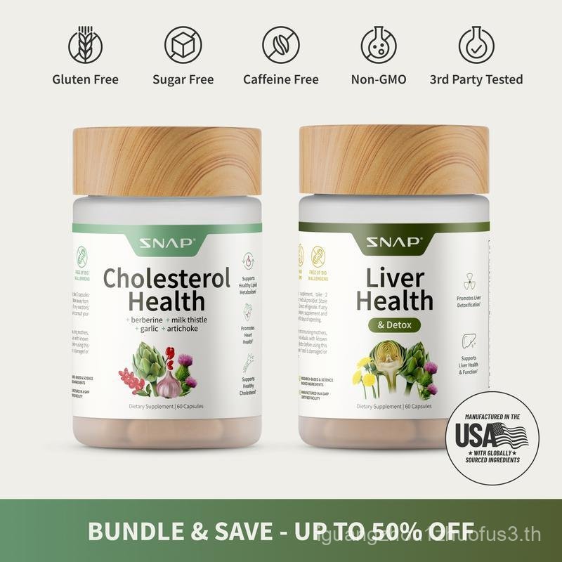 Snap Supplements - Cholesterol Health + Liver Health