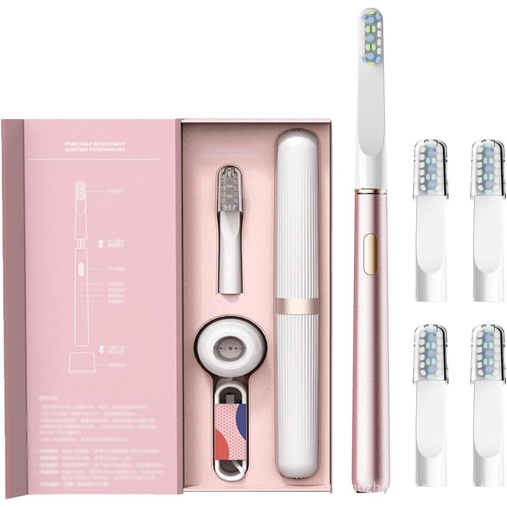 Miroshine Electric Toothbrush, Miroshine Toothbrush with 2/4 Replacement Toothbrush Heads, 32000 Vib