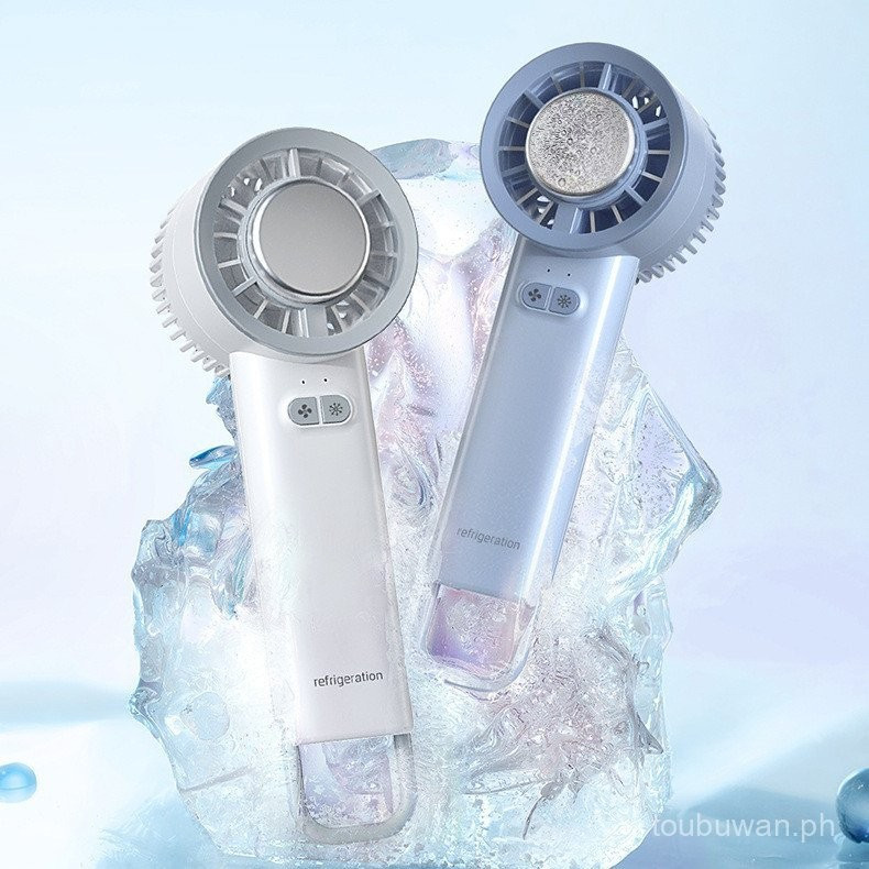 ใหม่ Ice Pack เครื่องทําความเย็น พัดลมมือถือ เดสก์ท็อปขนาดเล็ก Semiconductor Turbo Mini usb พัดลมพกพ