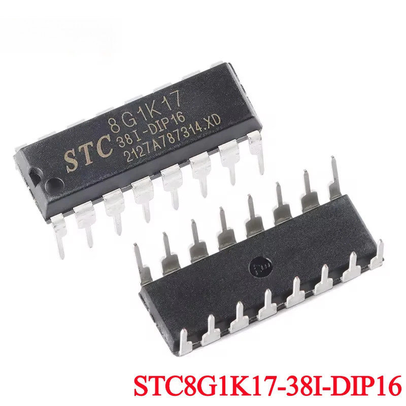 5 ชิ้น/1 ชิ้น STC8G1K17 STC8G1K17-38I DIP16 STC 8G1K17-38I ชิปเดี่ยว Microcontroller IC Controller ช