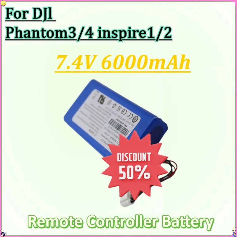 สําหรับ DJI Phantom 3 Pro/3 A/Phantom4/4 A/4 Pro/4 Pro V2.0/ Inspire 1/Inspire 2 โดรน 7.4V 6000mAh ร