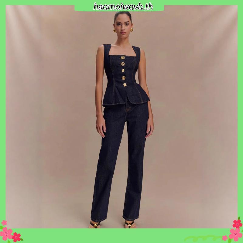 Mc Jeans กางเกงยีนส์ผู้ชาย ทรงกระบอกขาตรง (Straight) สียีนส์เข้ม MAIP176