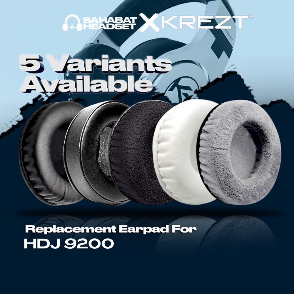 แผ่นรองหูฟัง Earcup Pad KREZT HDJ9200 HDJ 9200 HDJ-9200 แผ่นโฟม Earpad