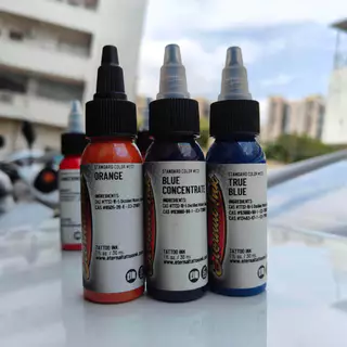 หมึกสัก Eternal 1 ออนซ์ สี LIGHT RED ขวด 30ml - (วันหมดอายุ : 2028 และ 2029)