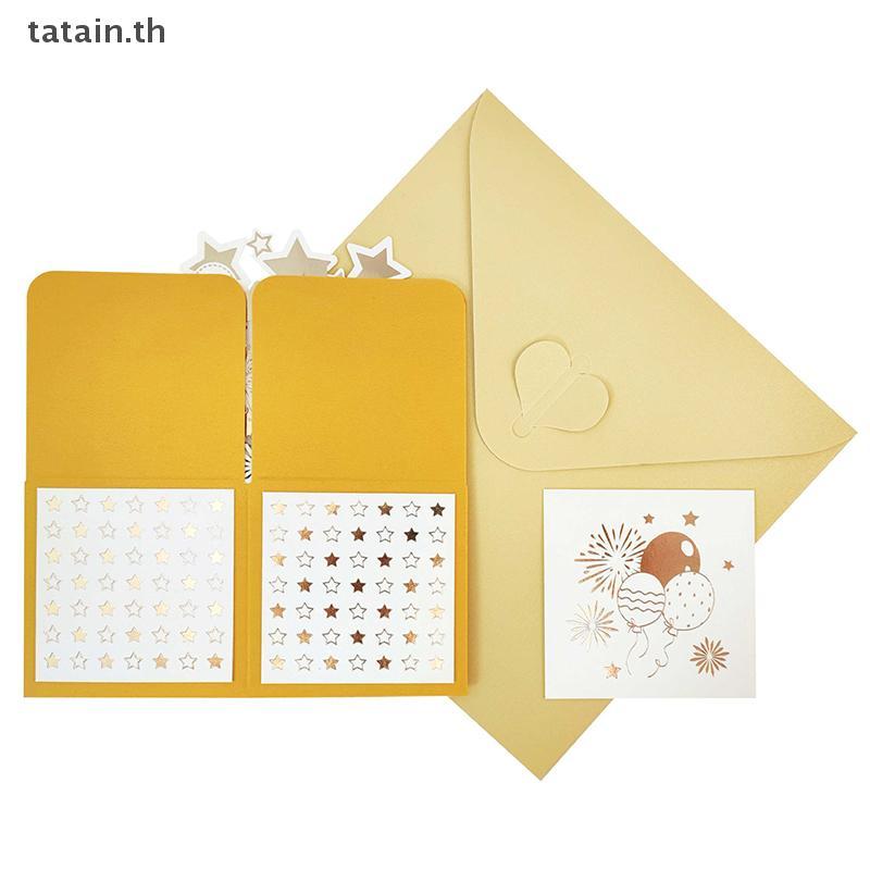 Tatain 50th Anniversary Card,3D Gold Happy Anniversary Pop Up Card With Envelope For Wife Husband Co