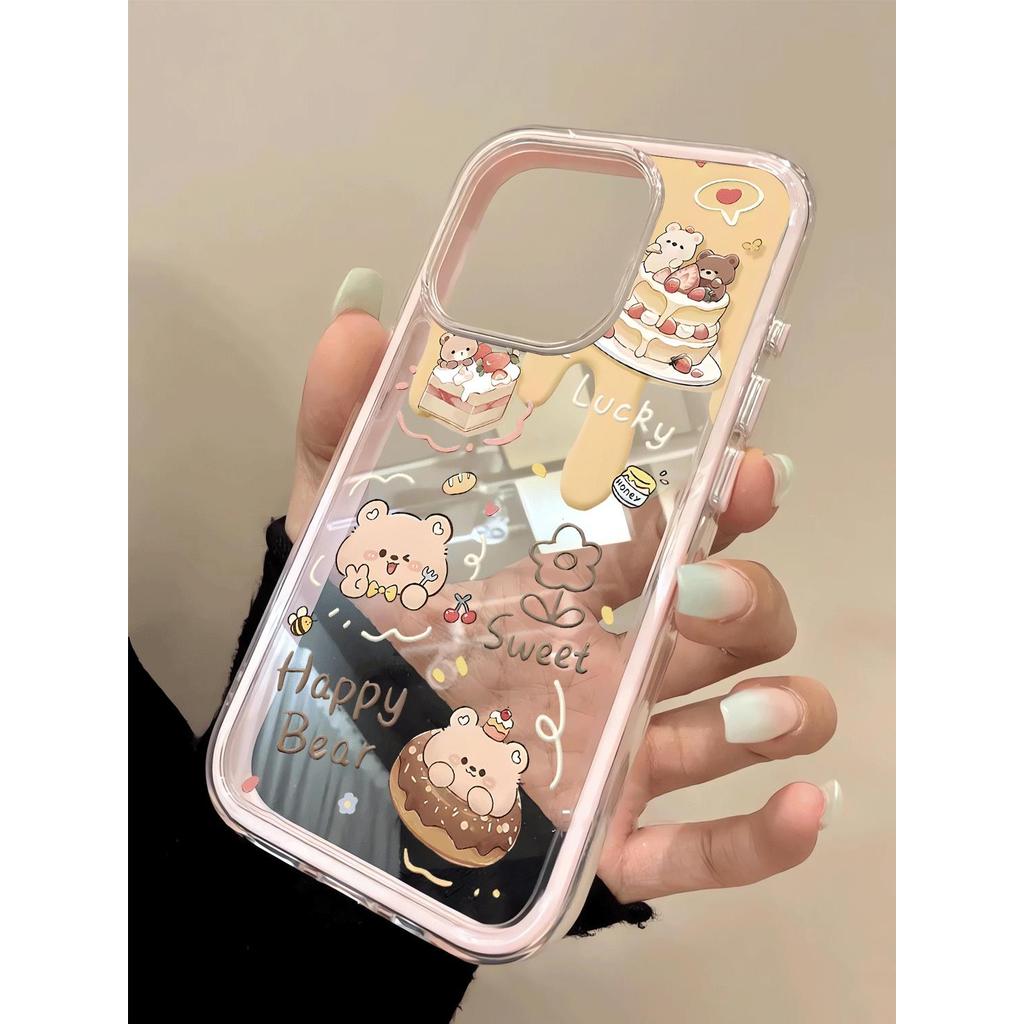 ข้างขนม Cub สําหรับ 16 iPhone 17Air 3 in 1 ขอบ 14 13 11Pro
